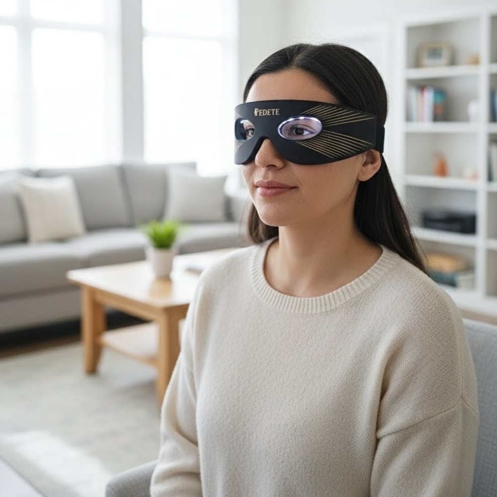 Red Light Therapy Eye Mask (Black)